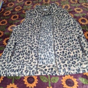 Leopard Print Women's Vest
